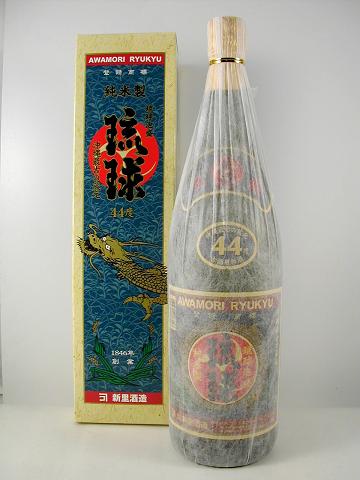 新里酒造　琉球一升瓶 44度 1800ｍｌ　泡盛 - ウインドウを閉じる